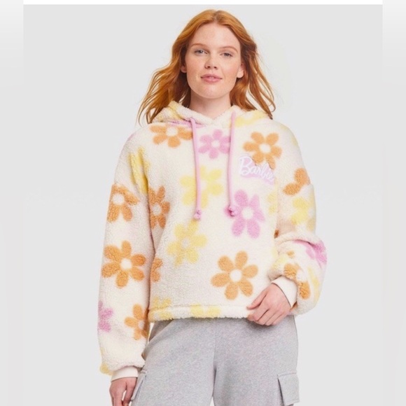 Barbie Colorful Fleece Hoodie - Picture 1 of 10